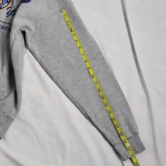 NYPD pullover sweater with hoodie and pockets sz S - Picture 7 of 8